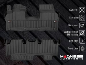 Volkswagen ID. Buzz Floor Liners - All-Weather - Pro Line - Black Volkswagen ID. Buzz Floor Liners - All-Weather - Pro Line - Black